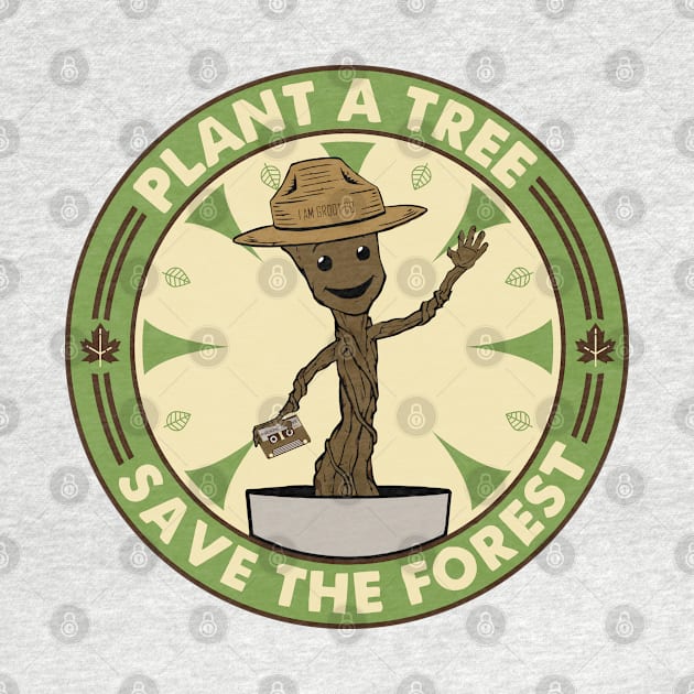 Plant A Tree Save The Forest by DeepDiveThreads